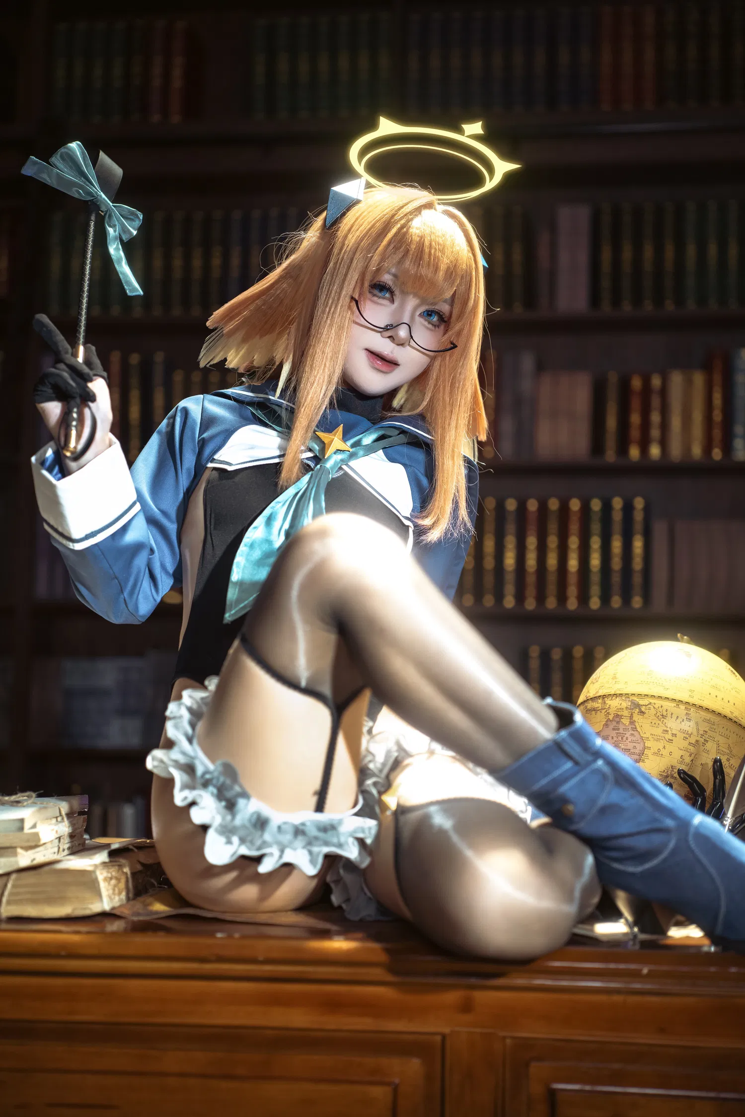 [Cosplay] 矢量鱼 蔚蓝档案 圆堂志美子