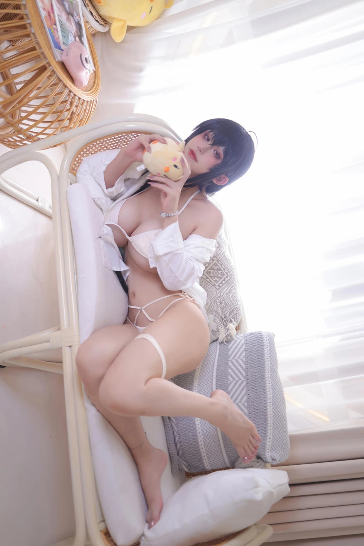 Cosplay 桜满三时 – 碧蓝航线 大凤 泳装 Set.01