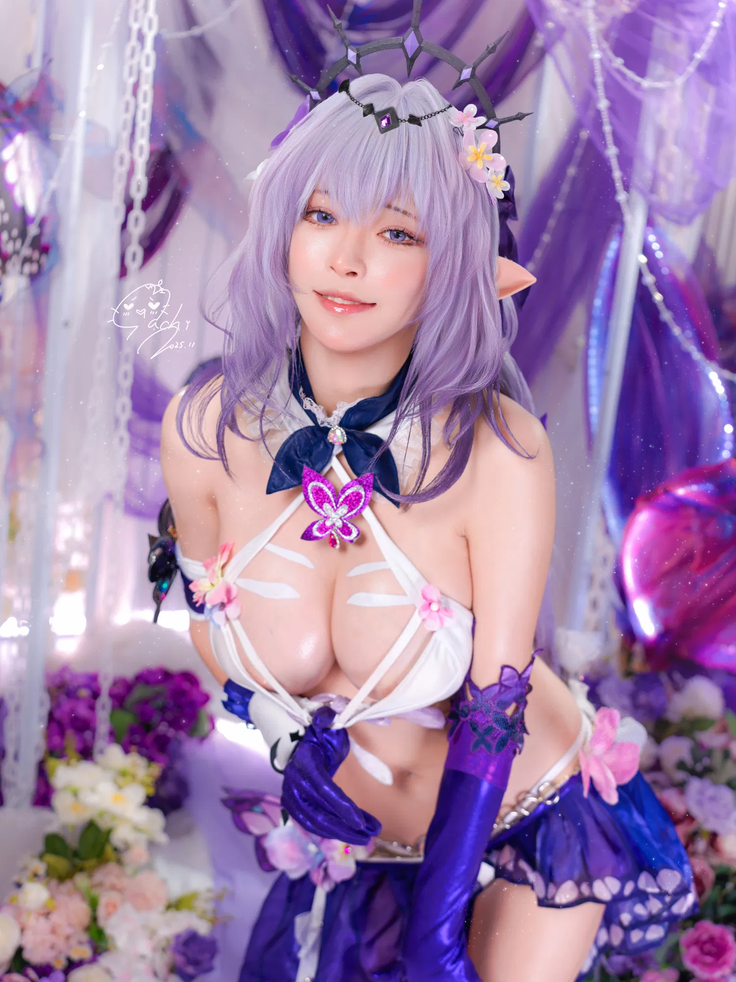 [Cosplay] Machi馬吉 ？？？？キャストリス水着？？？？聖女の裏の危ない姿？？？？第二弾