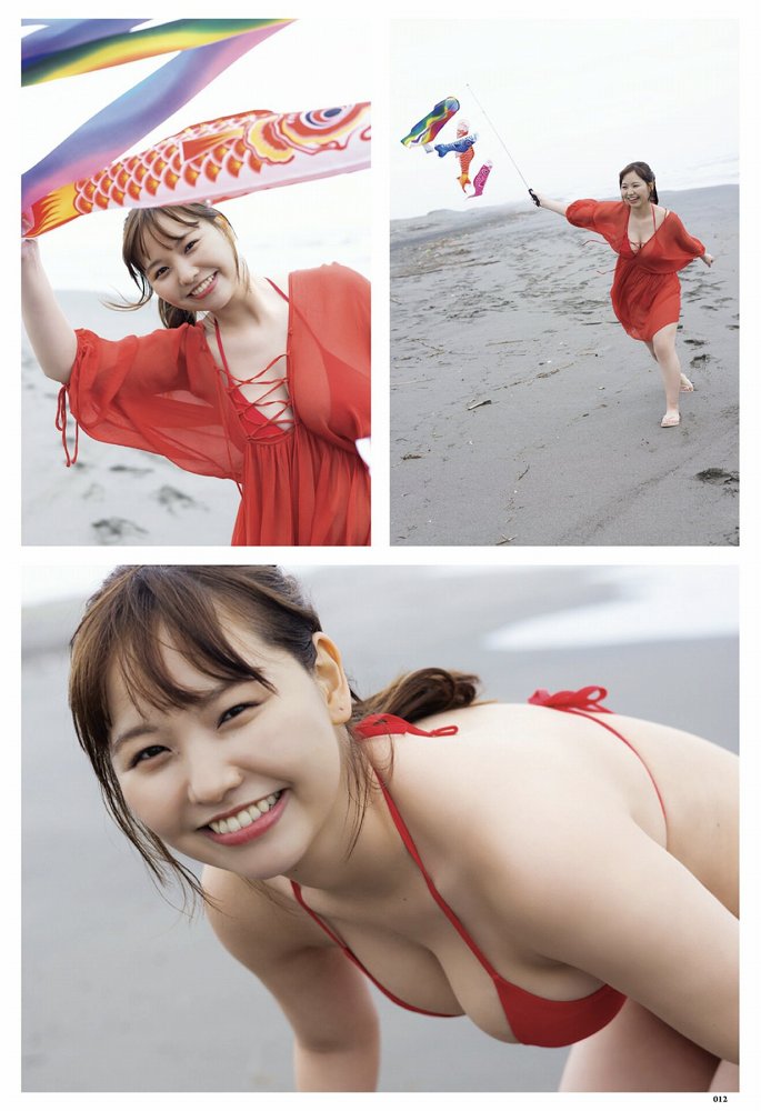 本郷柚巴 まぶしいボインの水着グラビア画像！