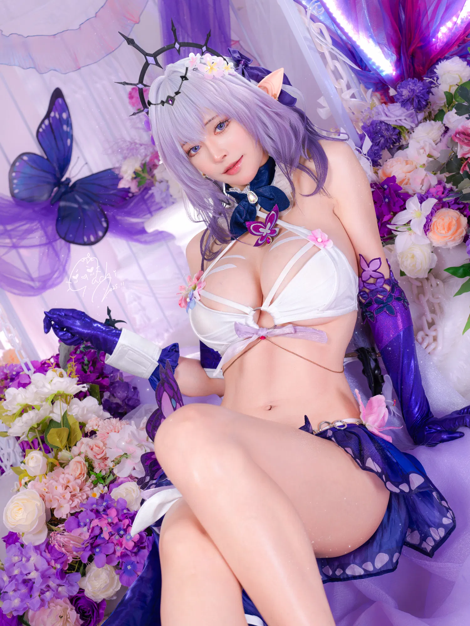 [Cosplay] Machi馬吉 ？？？？キャストリス水着？？？？聖女の裏の危ない姿？？？？第二弾