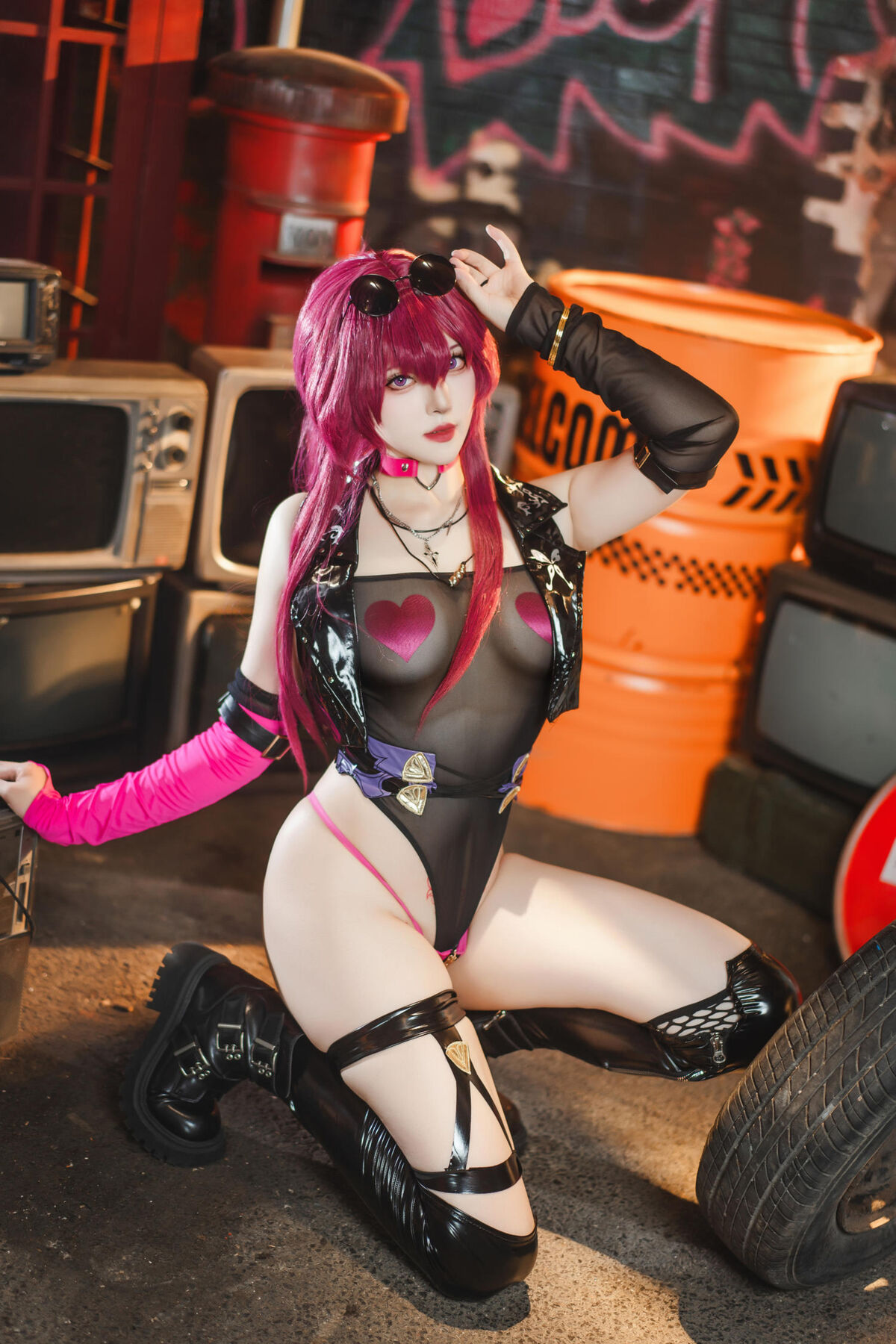 Coser@Natsuko夏夏子 - 崩坏·星穹铁道 卡芙卡 朋克同人