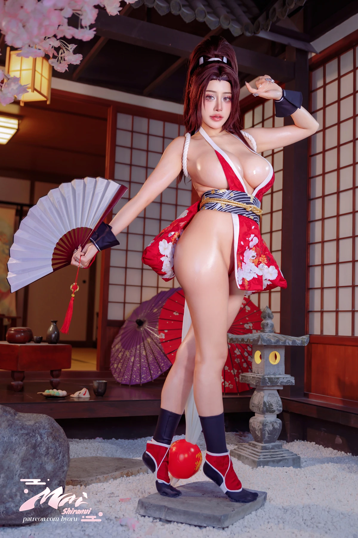 Cosplay 日本性感萝莉Byoru – Mai Shiranui Street Fighter