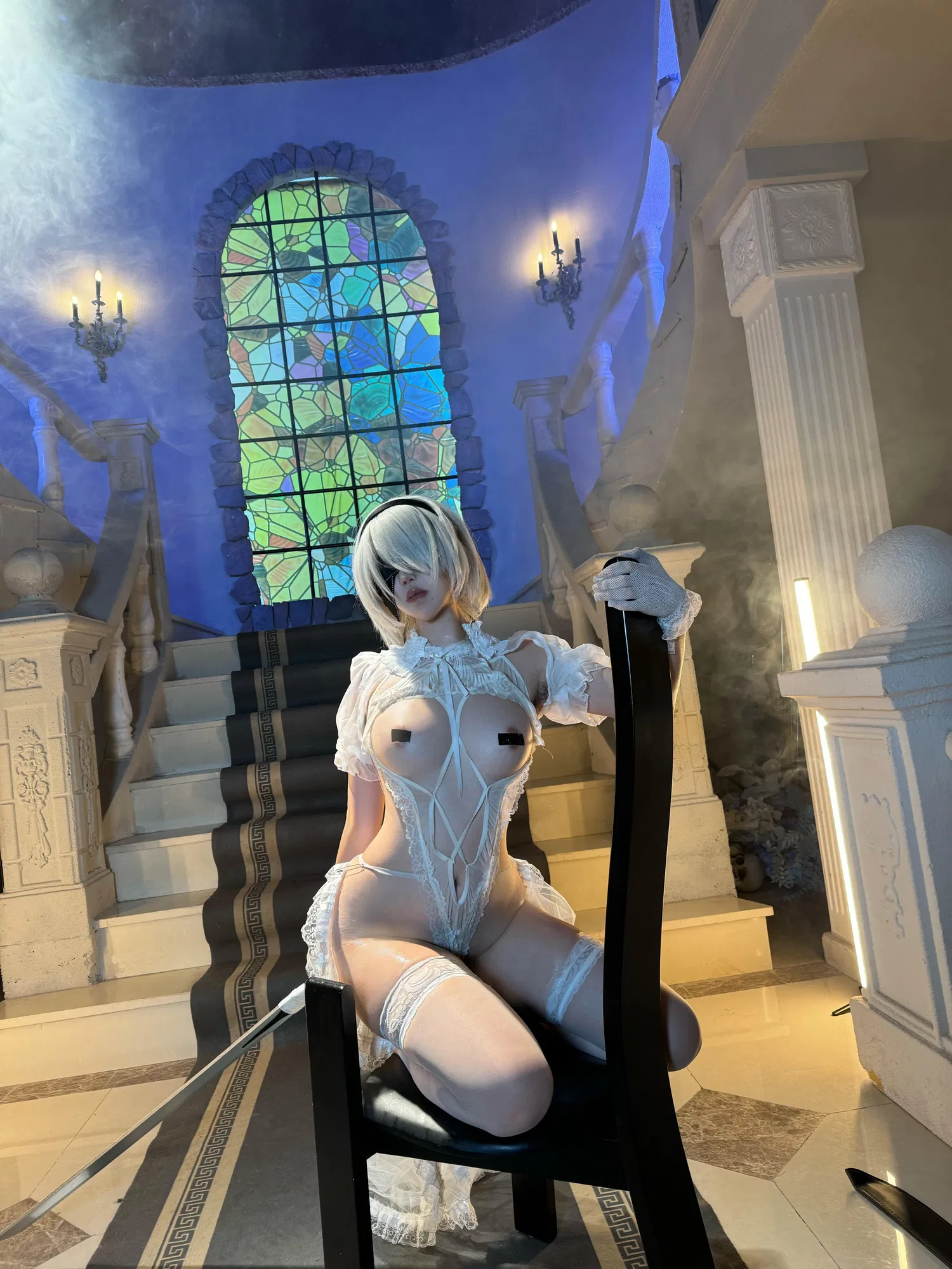 [Cosplay] 阿薰kaOri 尼尔 2B白花嫁