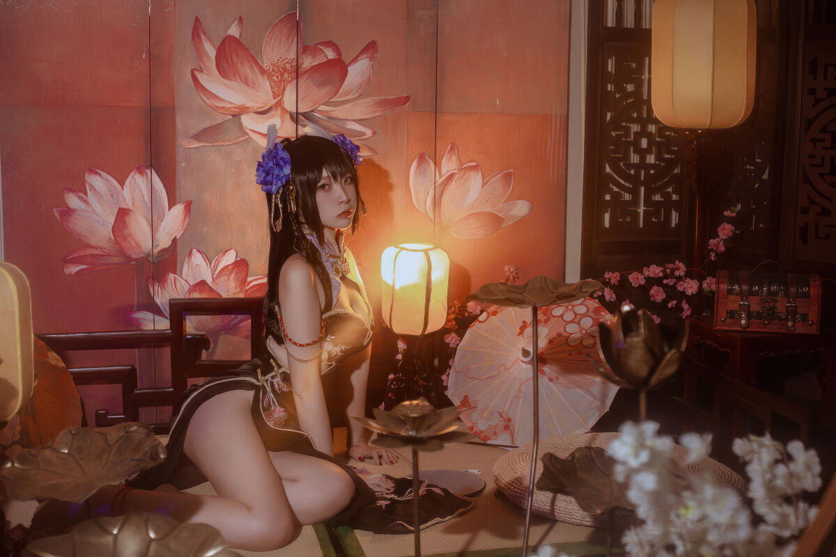 Coser@二佐Nisa - 碧蓝航线-比叡鲟旗袍