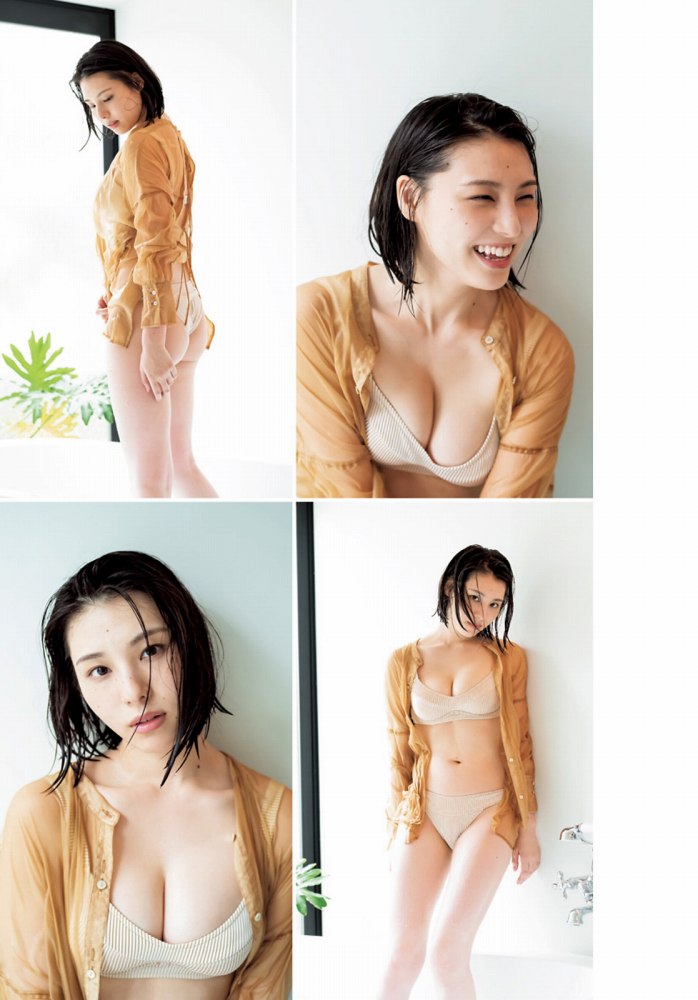 相楽伊織 けっこうボインな水着グラビア画像！