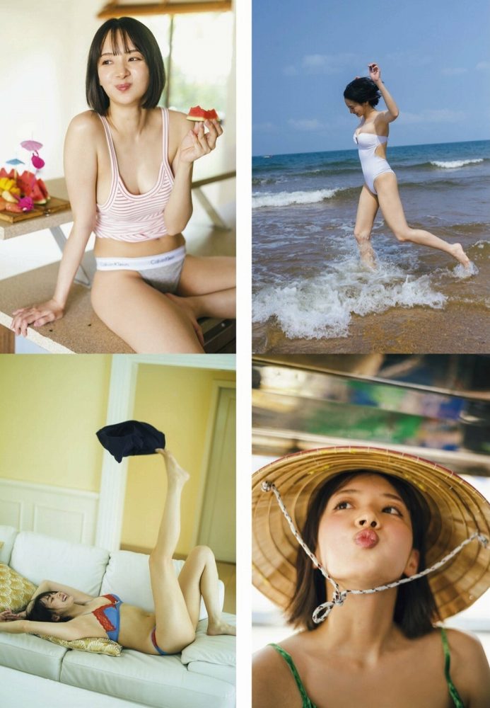 岡田紗佳 ぷるぷるGカップ水着グラビア画像！