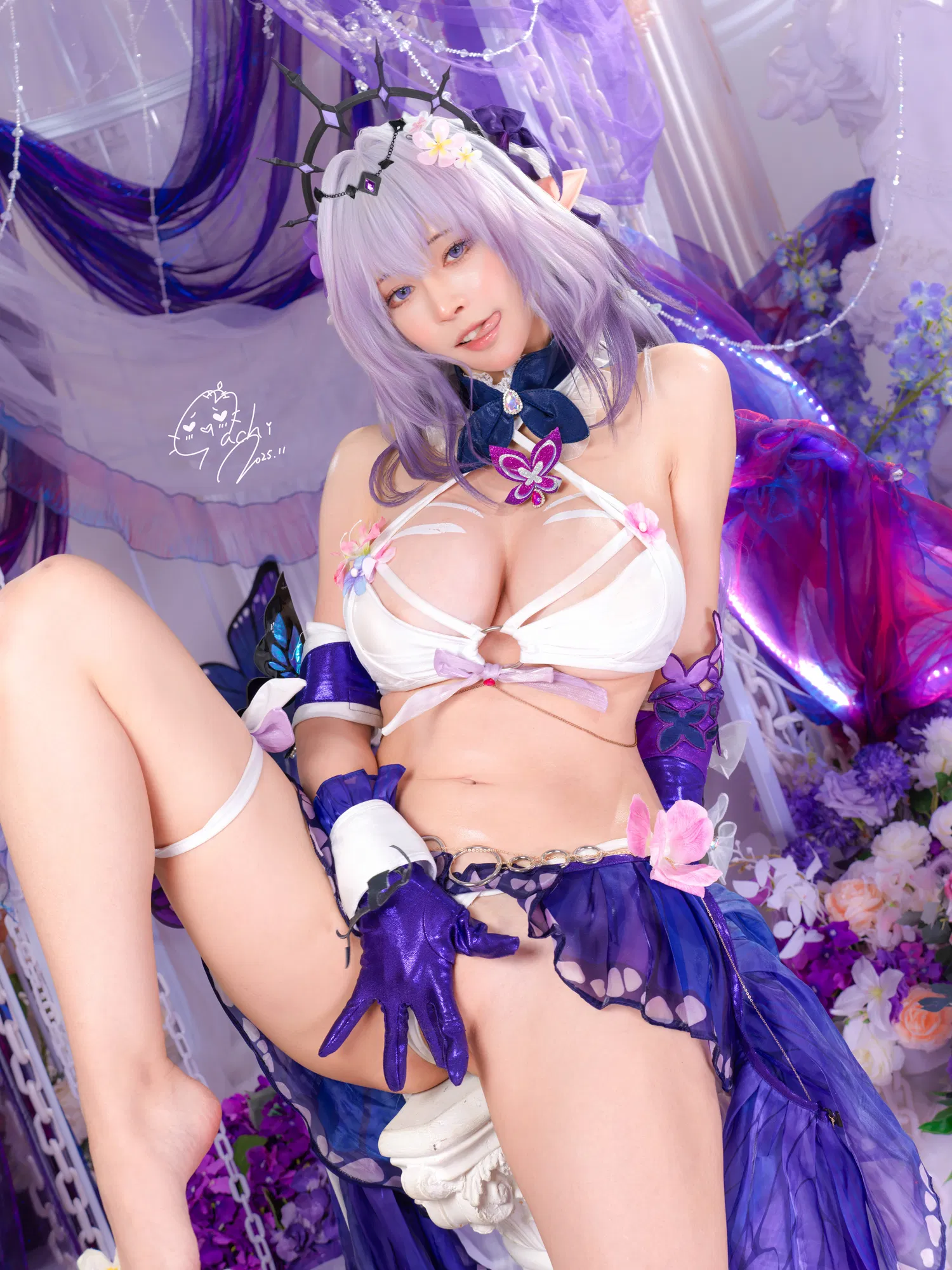 [Cosplay] Machi馬吉 ？？？？キャストリス水着？？？？聖女の裏の危ない姿？？？？第二弾