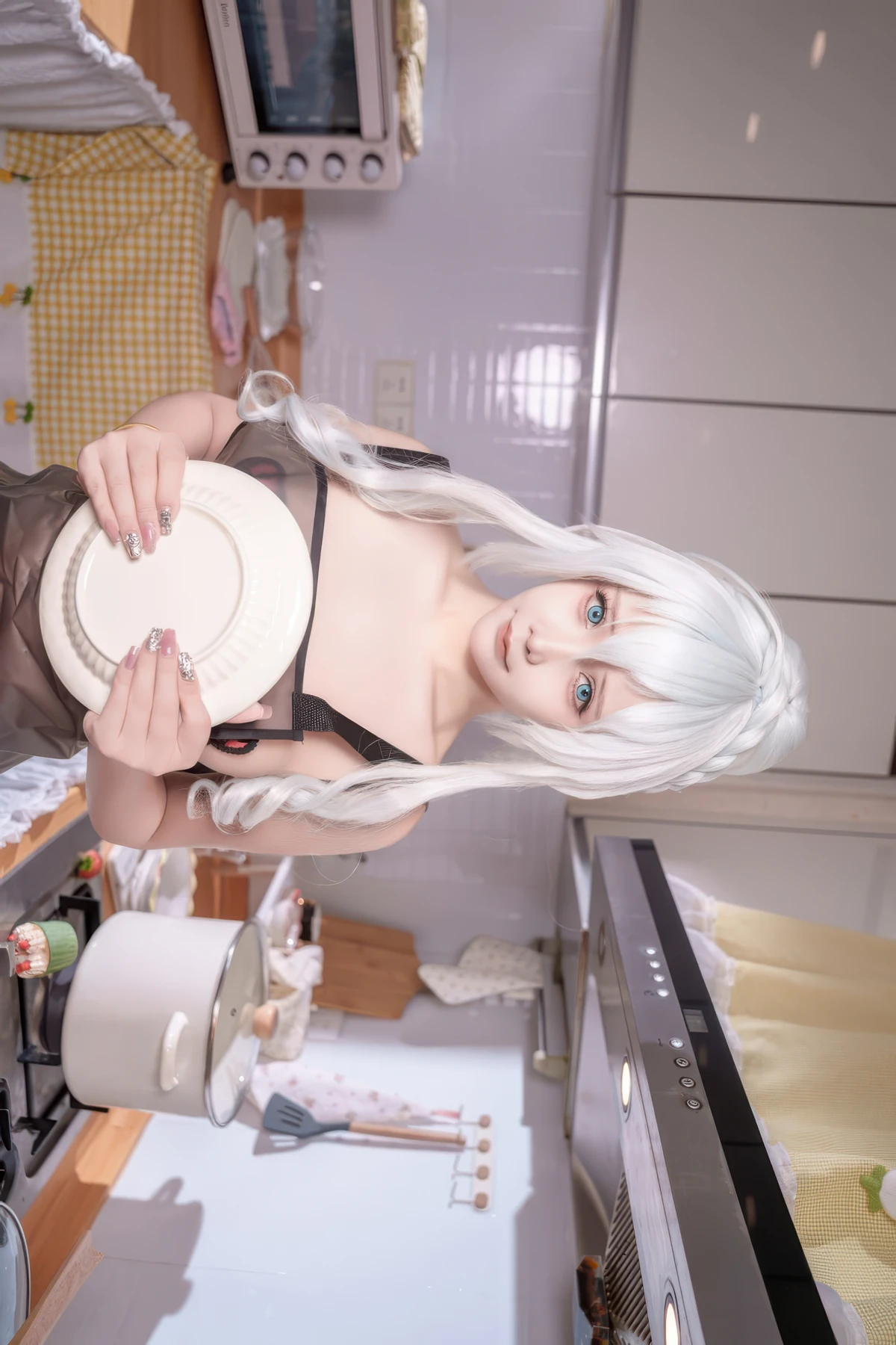 Cosplay 抱走莫子aa – 雪女厨娘