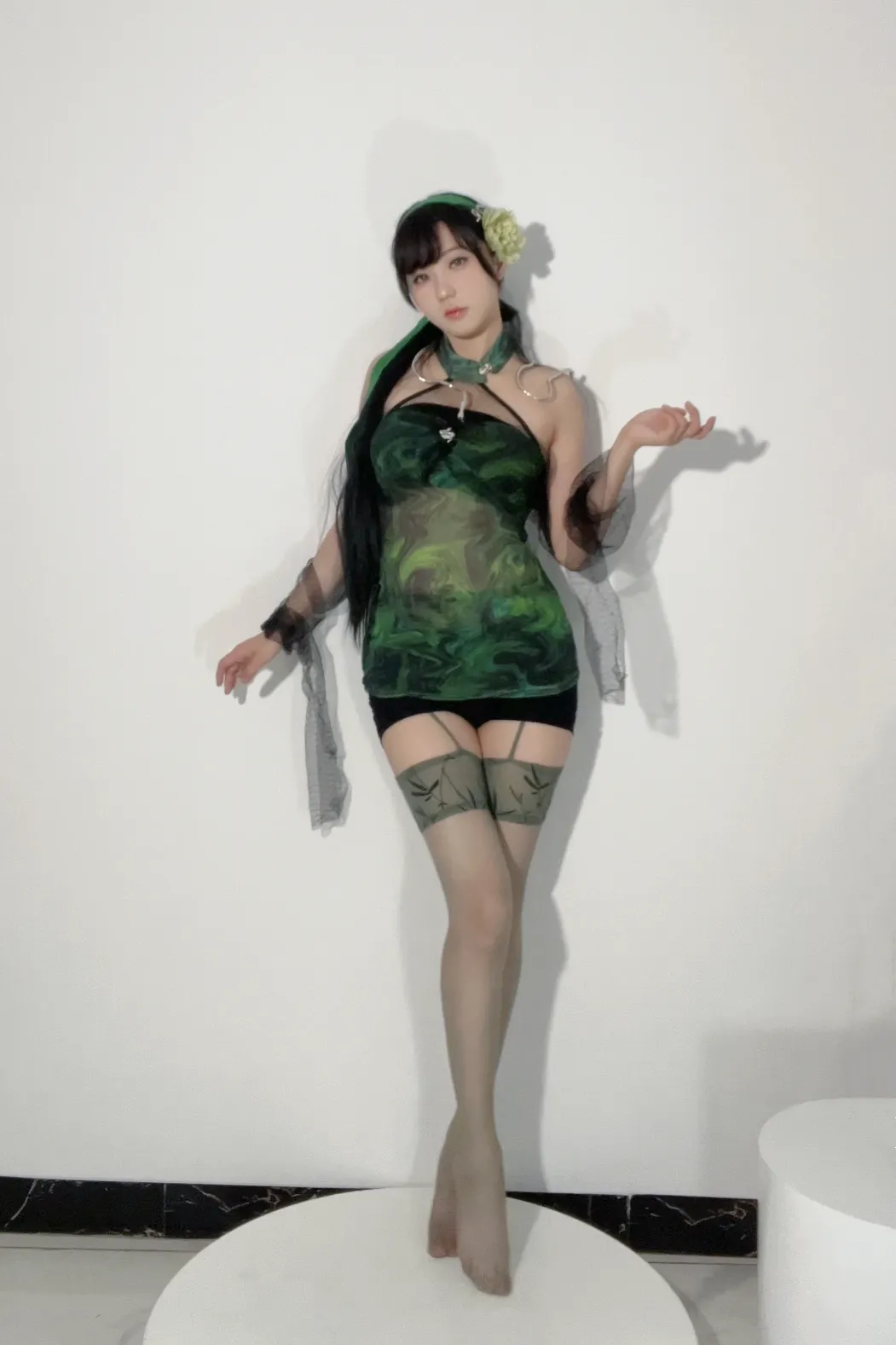 [Cosplay] 影子喵Ghost 青蛇自拍