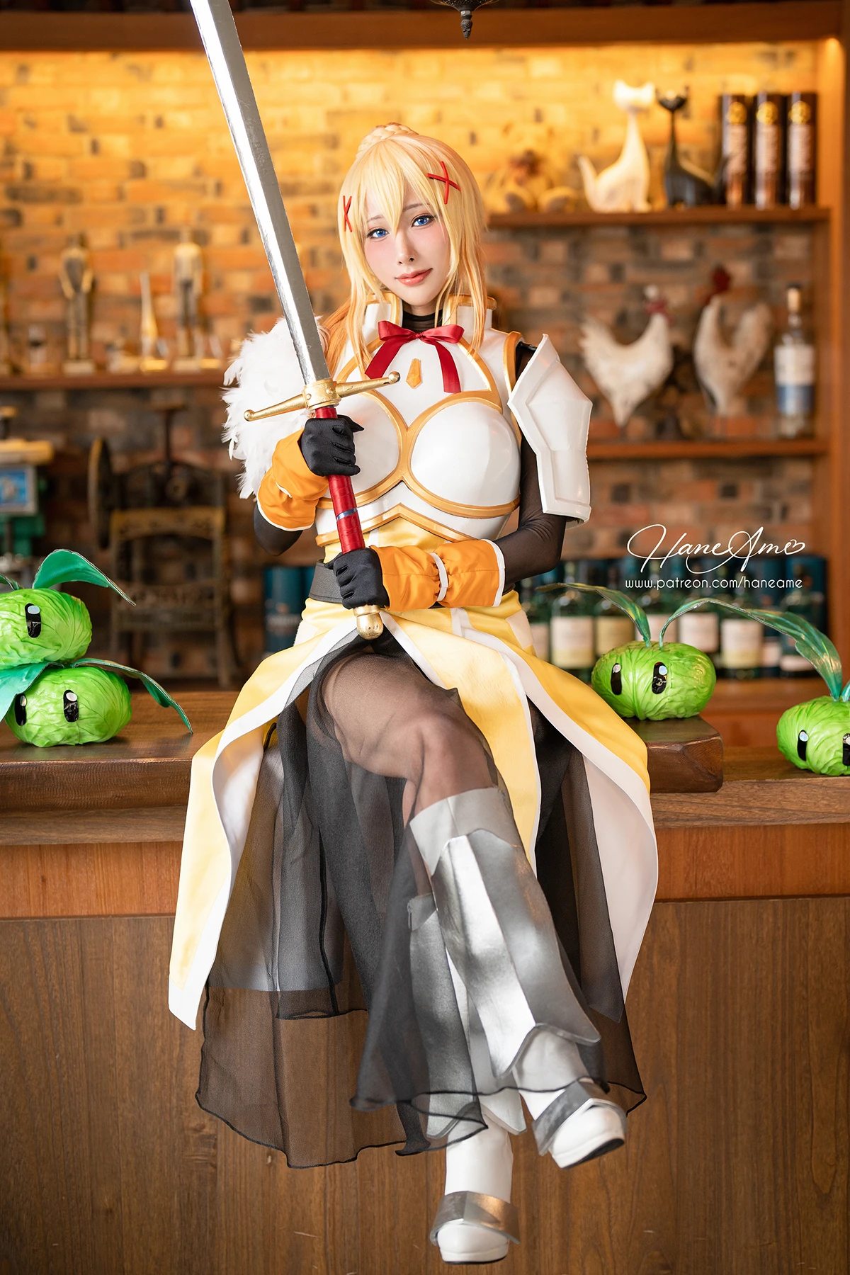 Cosplay HaneAme 雨波 – Konosuba Darkness
