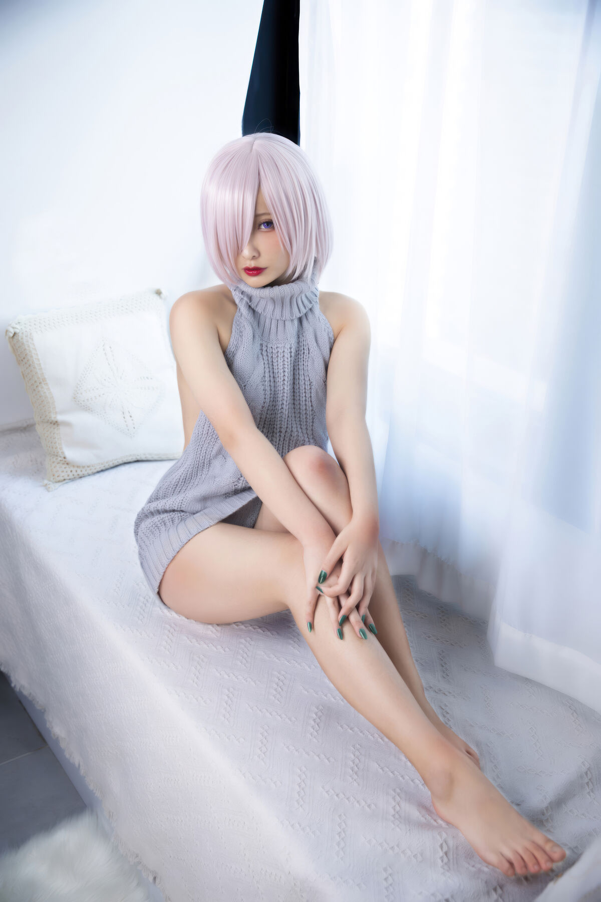 Coser@洛璃LoLiSAMA - 玛修露背毛衣