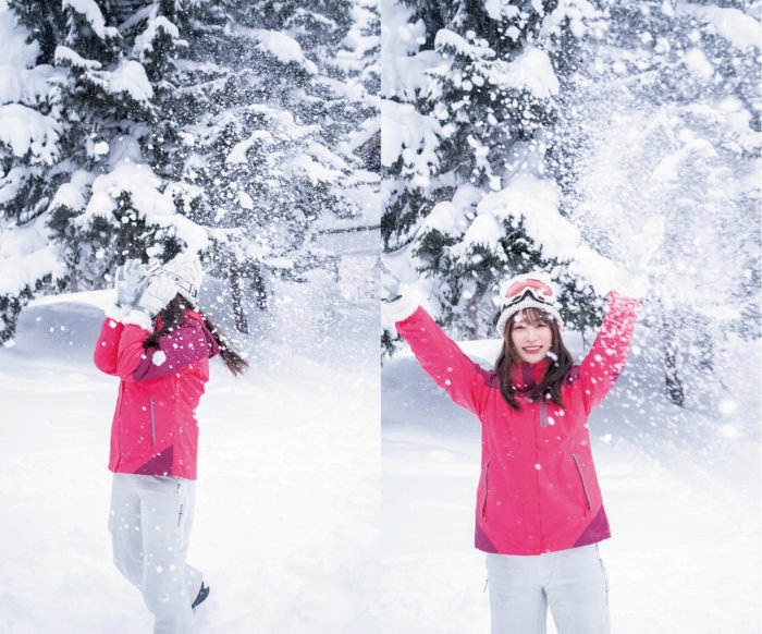 雪平莉左 グラマラス美女の水着グラビア画像！