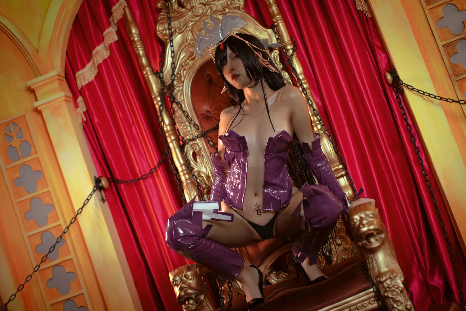 [Cosplay] 阿薰kaOri 黑兽 黑精灵女王奥利卡