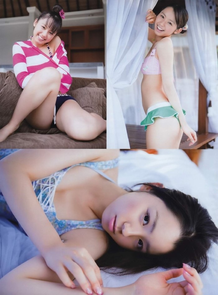 小池里奈 美尻でキュートな水着グラビア画像！