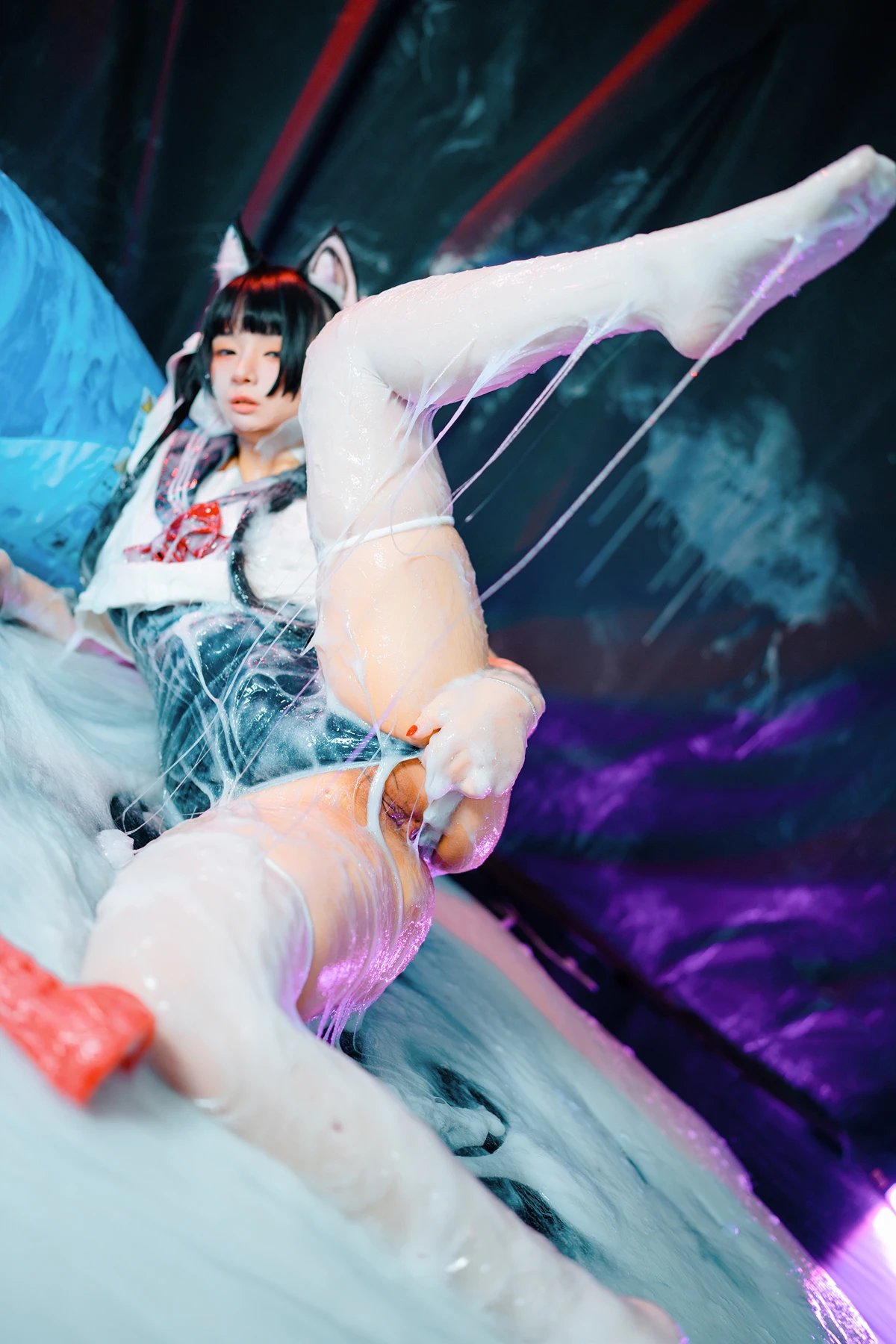 Cosplay 落落Raku – 邋遢小猫 Messy Kitty