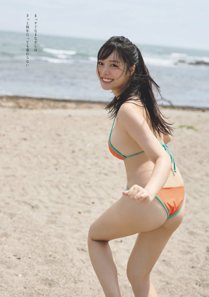 高鶴桃羽 激かわボインな水着グラビア画像！