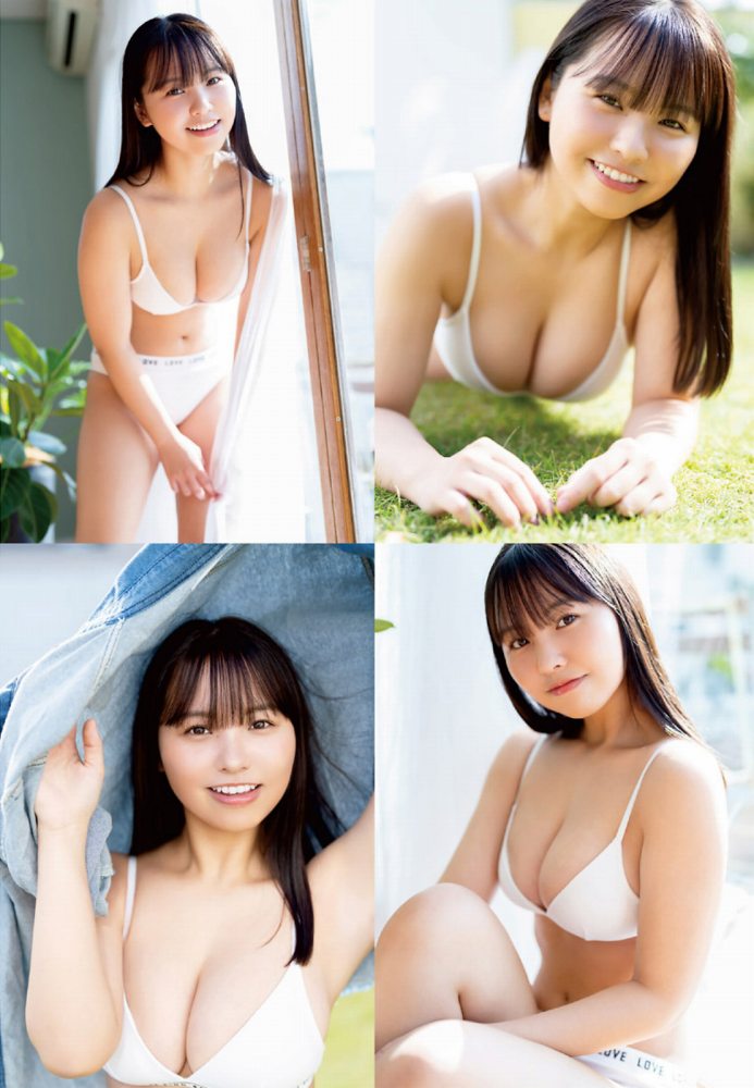 本郷柚巴 まぶしいボインの水着グラビア画像！