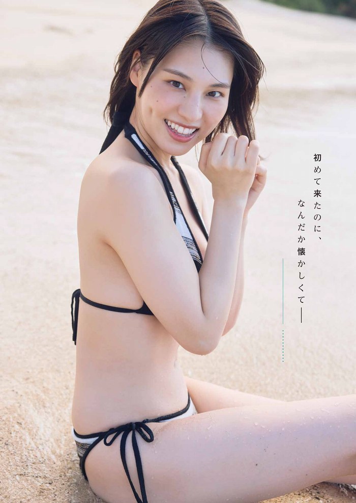 相楽伊織 けっこうボインな水着グラビア画像！