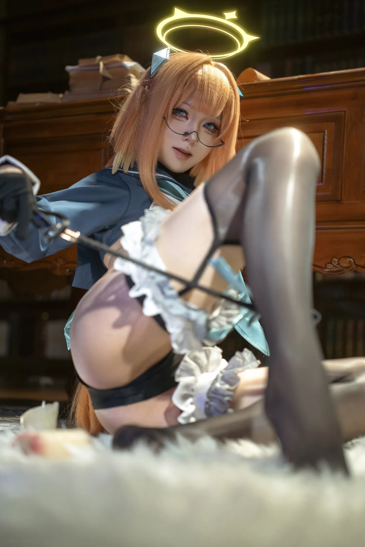 [Cosplay] 矢量鱼 蔚蓝档案 圆堂志美子