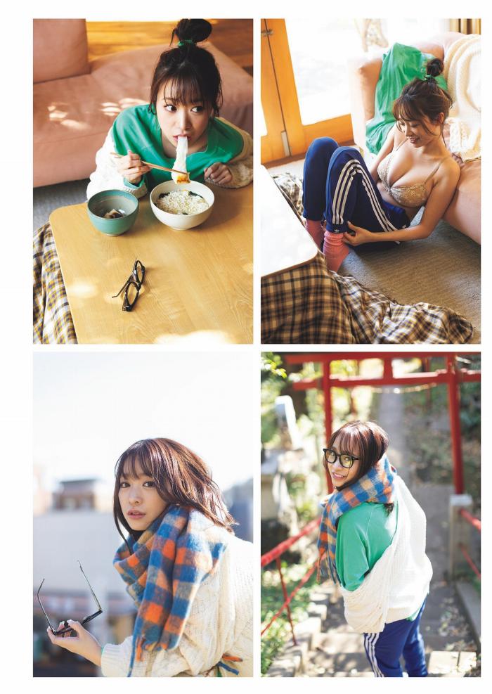 青井春 Iカップおっぱいの水着グラビア画像！