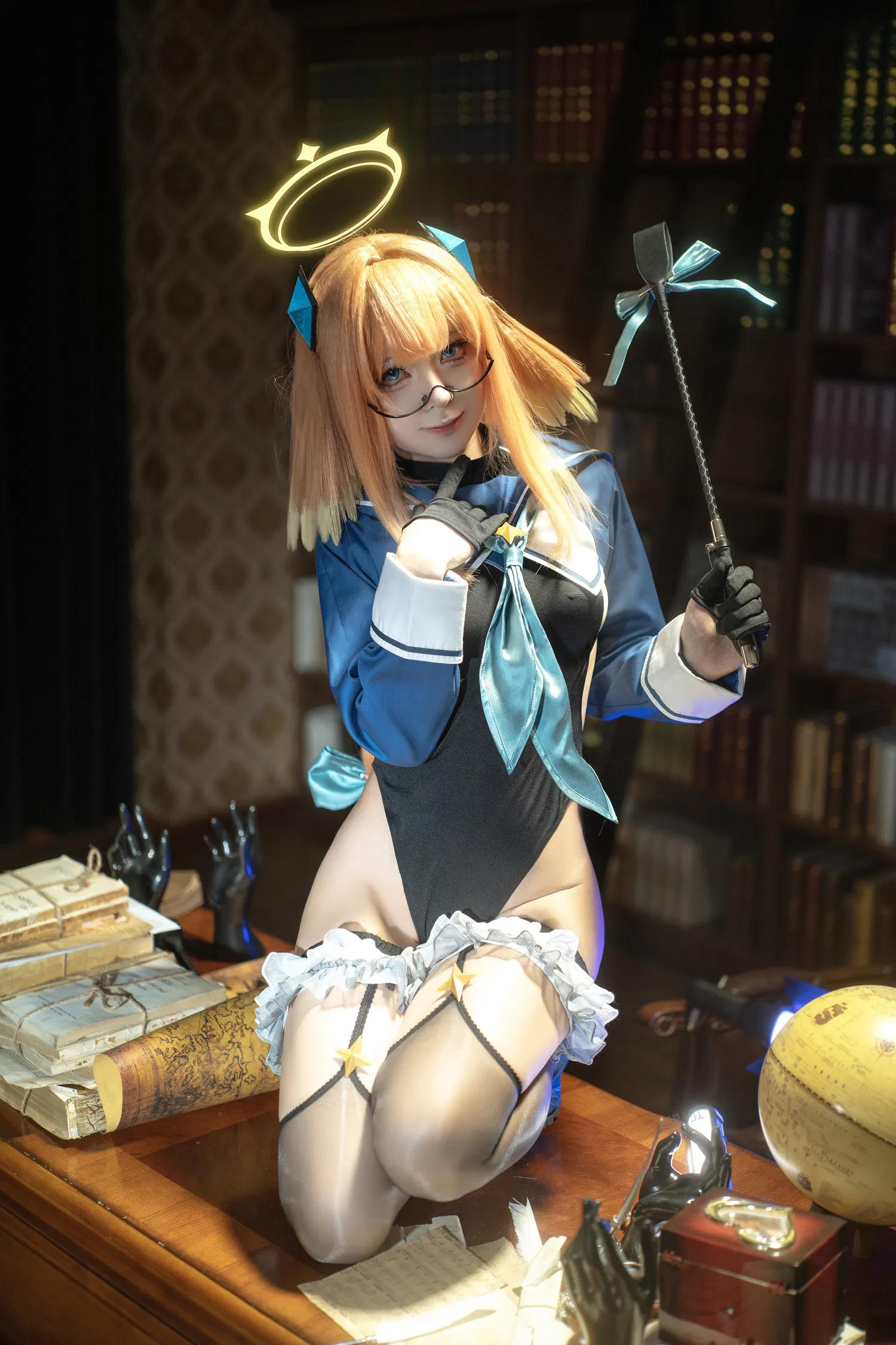 [Cosplay] 矢量鱼 蔚蓝档案 圆堂志美子