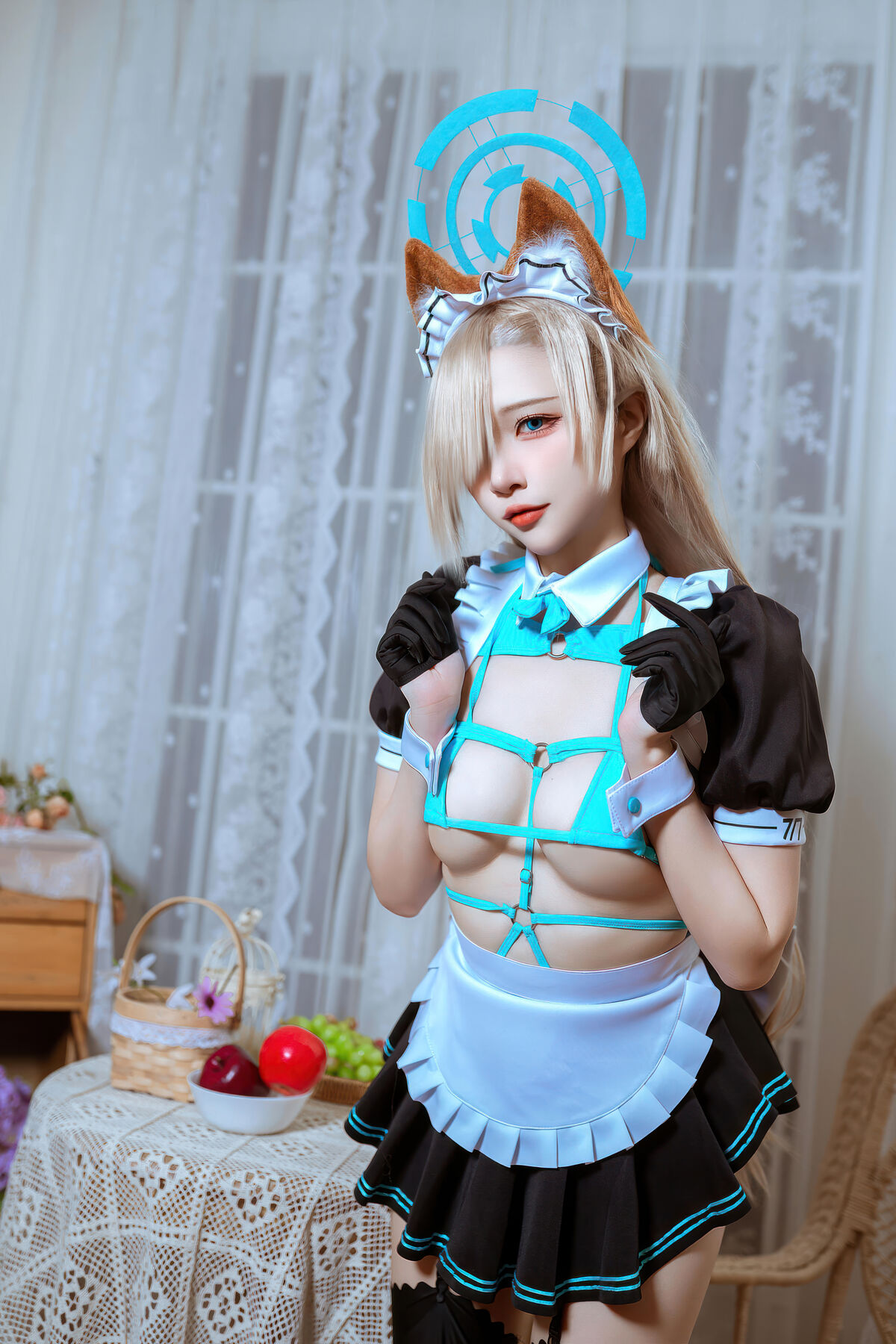 Coser@二佐Nisa - 蔚蓝档案 明日奈猫耳女仆