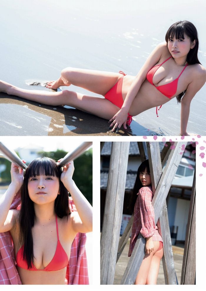 鈴木聖 Fカップが凄い水着＆下着グラビア画像！