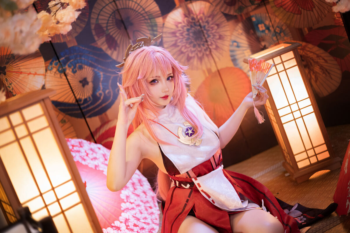 Coser@雪晴Astra - 原神 八重神子