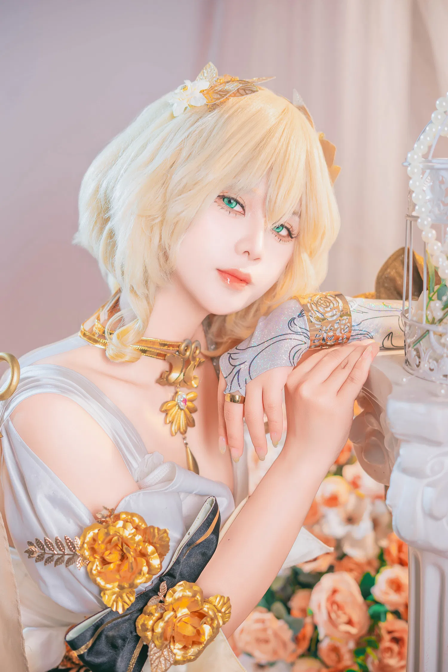 [Cosplay] Pyon - Pyoncos (ピオン) Aglaea HonkaiStar Rail 崩铁 阿格莱雅