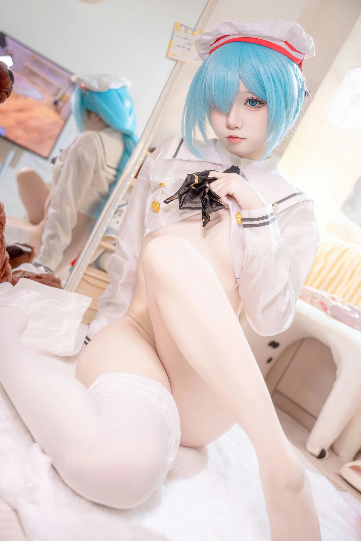 Cosplay 纸悦Etsu_ko – 雅努斯JK 碧蓝航线
