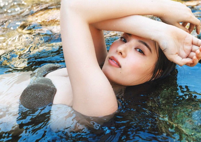 相楽伊織 けっこうボインな水着グラビア画像！
