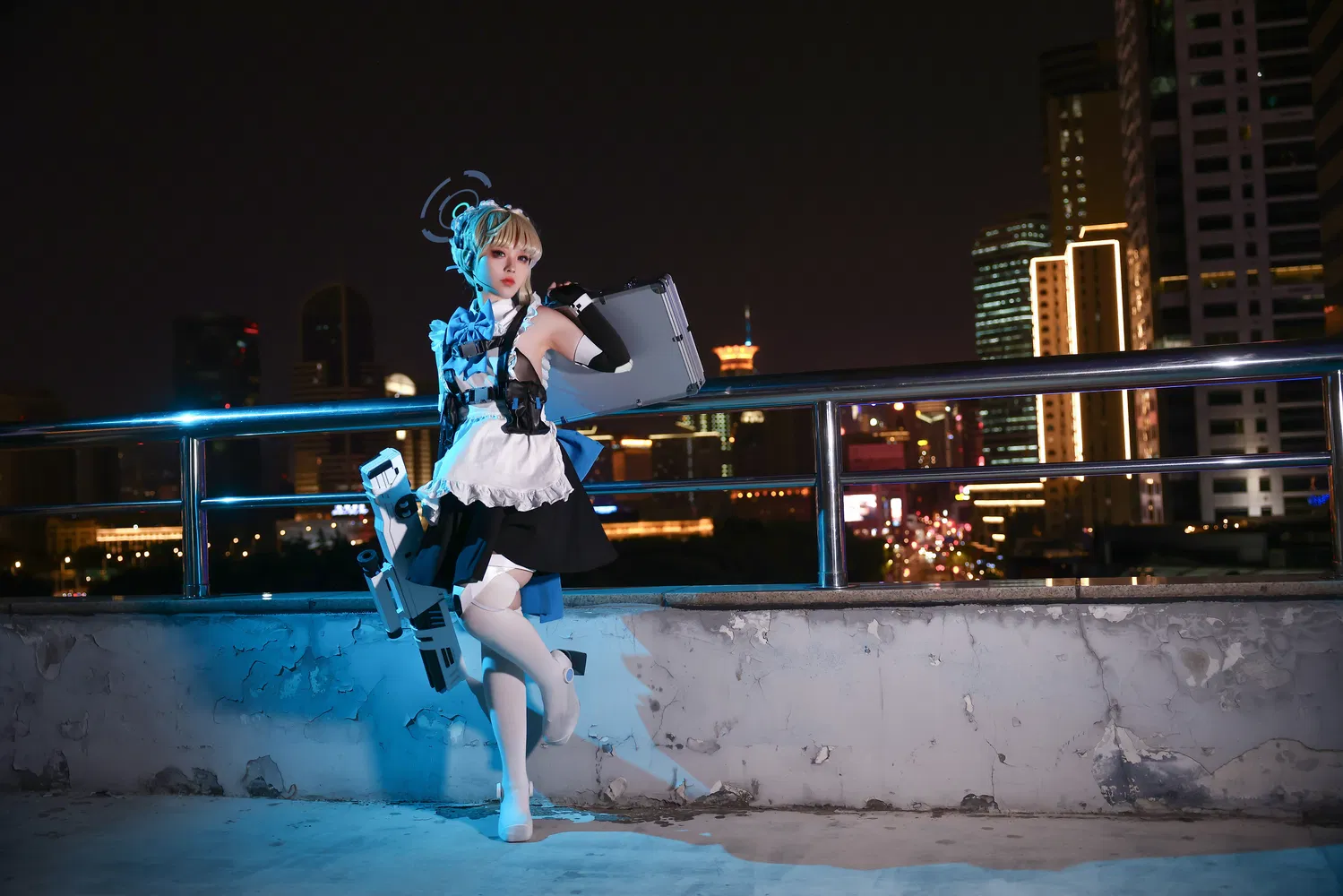 [Cosplay] G44不会受伤 飞鸟马时 (蔚蓝档案)