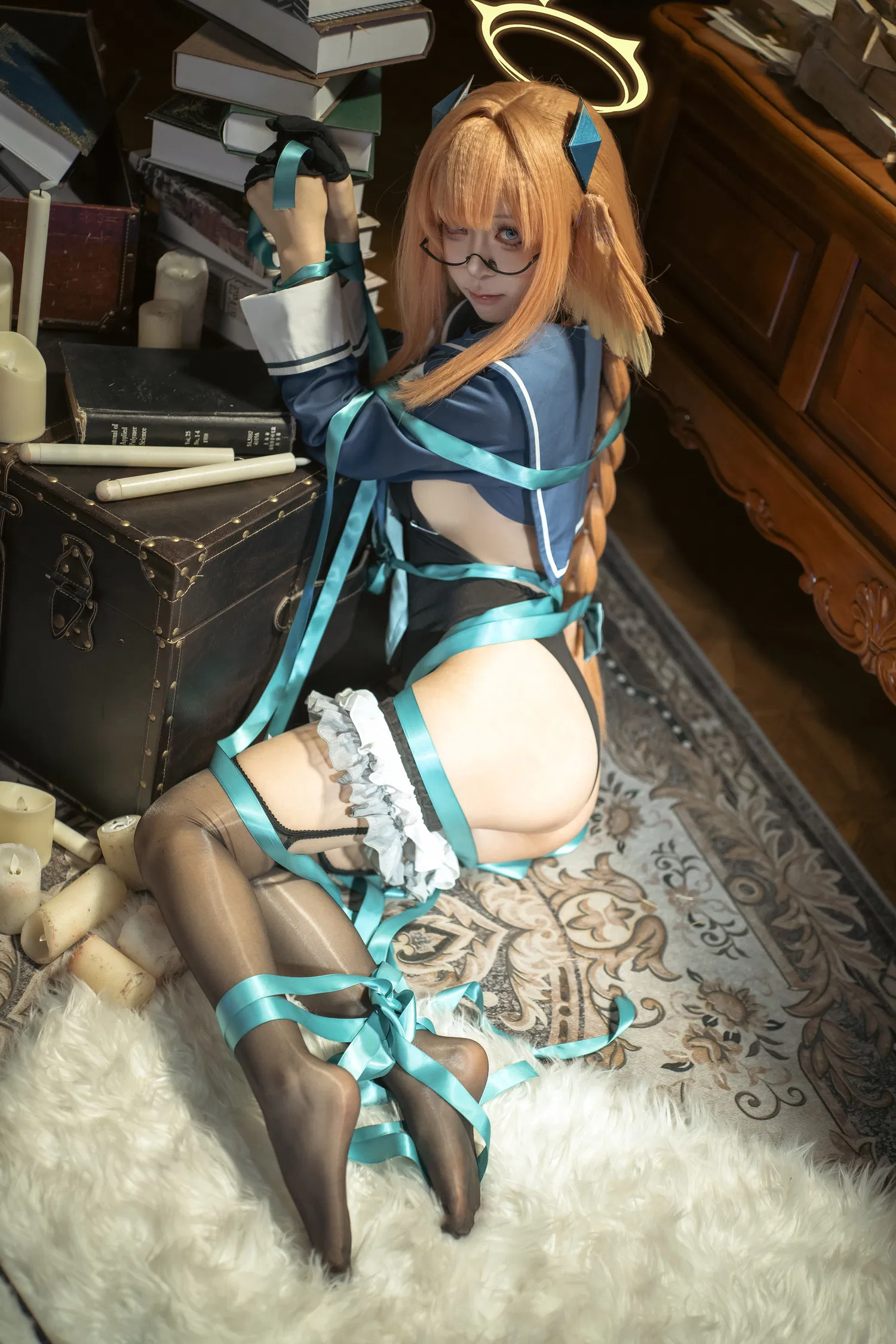 [Cosplay] 矢量鱼 蔚蓝档案 圆堂志美子