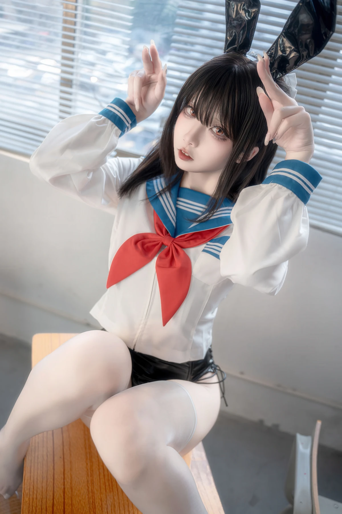 Cosplay 纸悦Etsu_ko – 水手服兔女郎