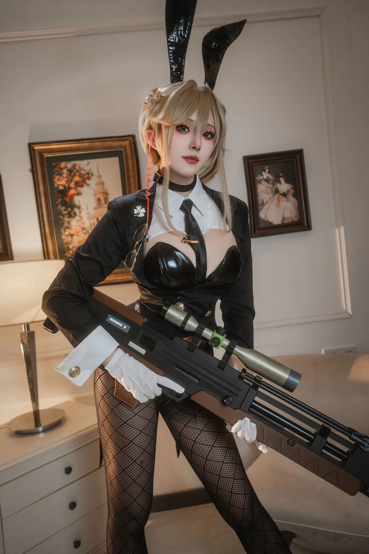 Cosplay Natsuko夏夏子 – NIKKE 爱德 特工兔女郎