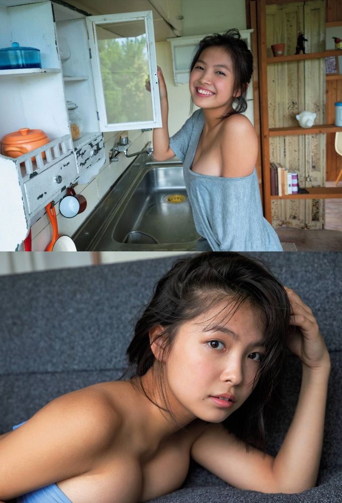 寺本莉緒 Gカップおっぱいの水着グラビア画像！