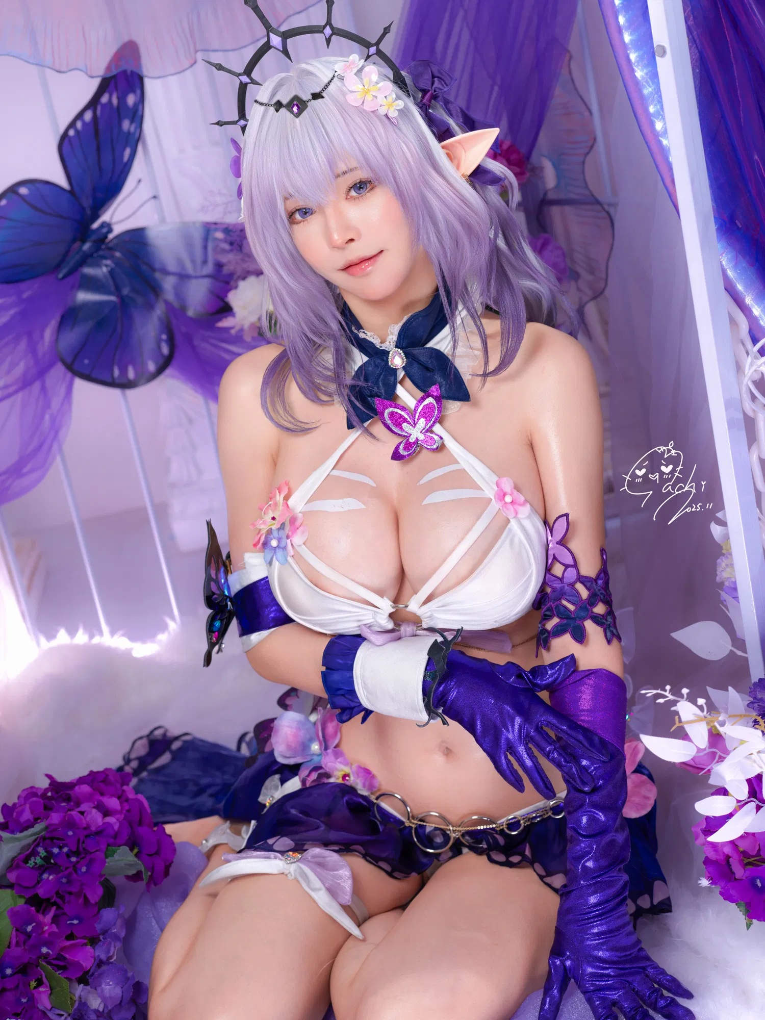 [Cosplay] Machi馬吉 ？？？？キャストリス水着？？？？聖女の裏の危ない姿？？？？第二弾