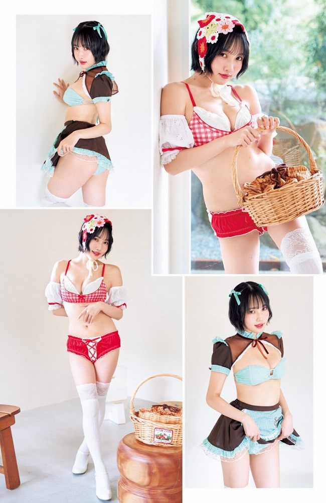 小倉あずさ 巨乳レイヤーの水着グラビア画像！