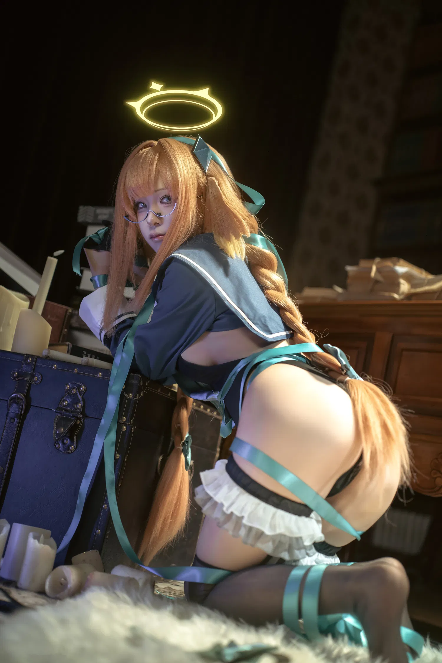 [Cosplay] 矢量鱼 蔚蓝档案 圆堂志美子