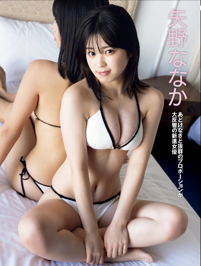 矢野ななか くびれボインの水着グラビア画像！