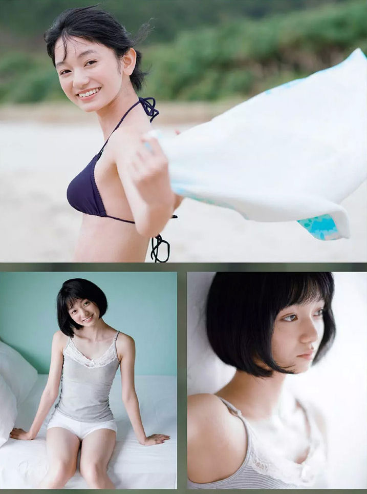 熊澤風花 キュートな水着グラビア画像ほか