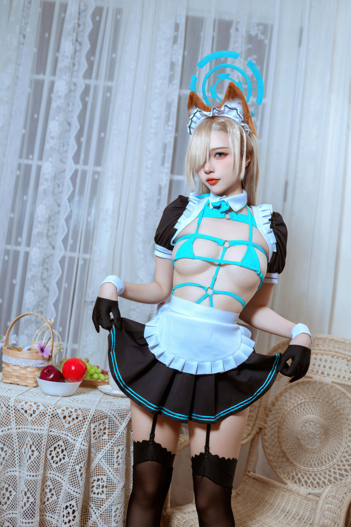Coser@二佐Nisa - 蔚蓝档案 明日奈猫耳女仆