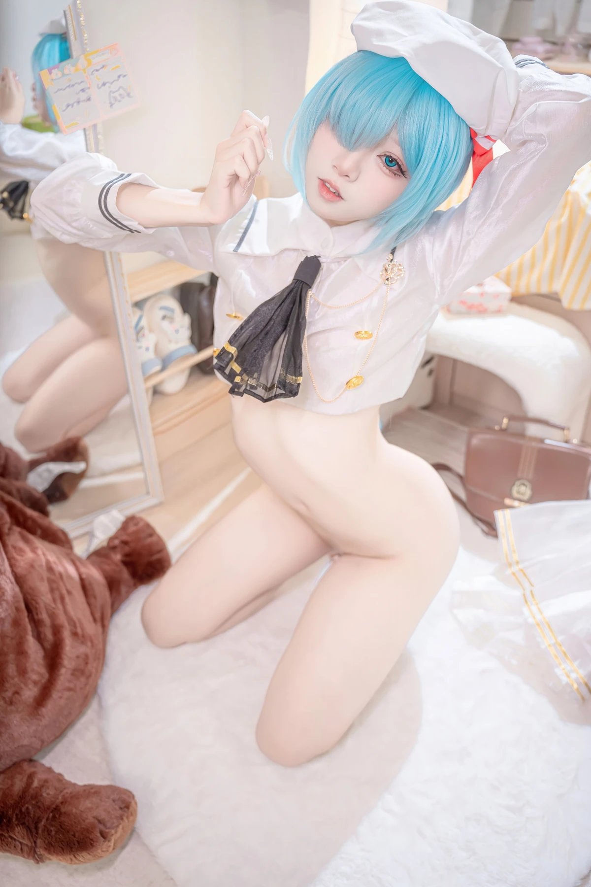 Cosplay 纸悦Etsu_ko – 雅努斯JK 碧蓝航线