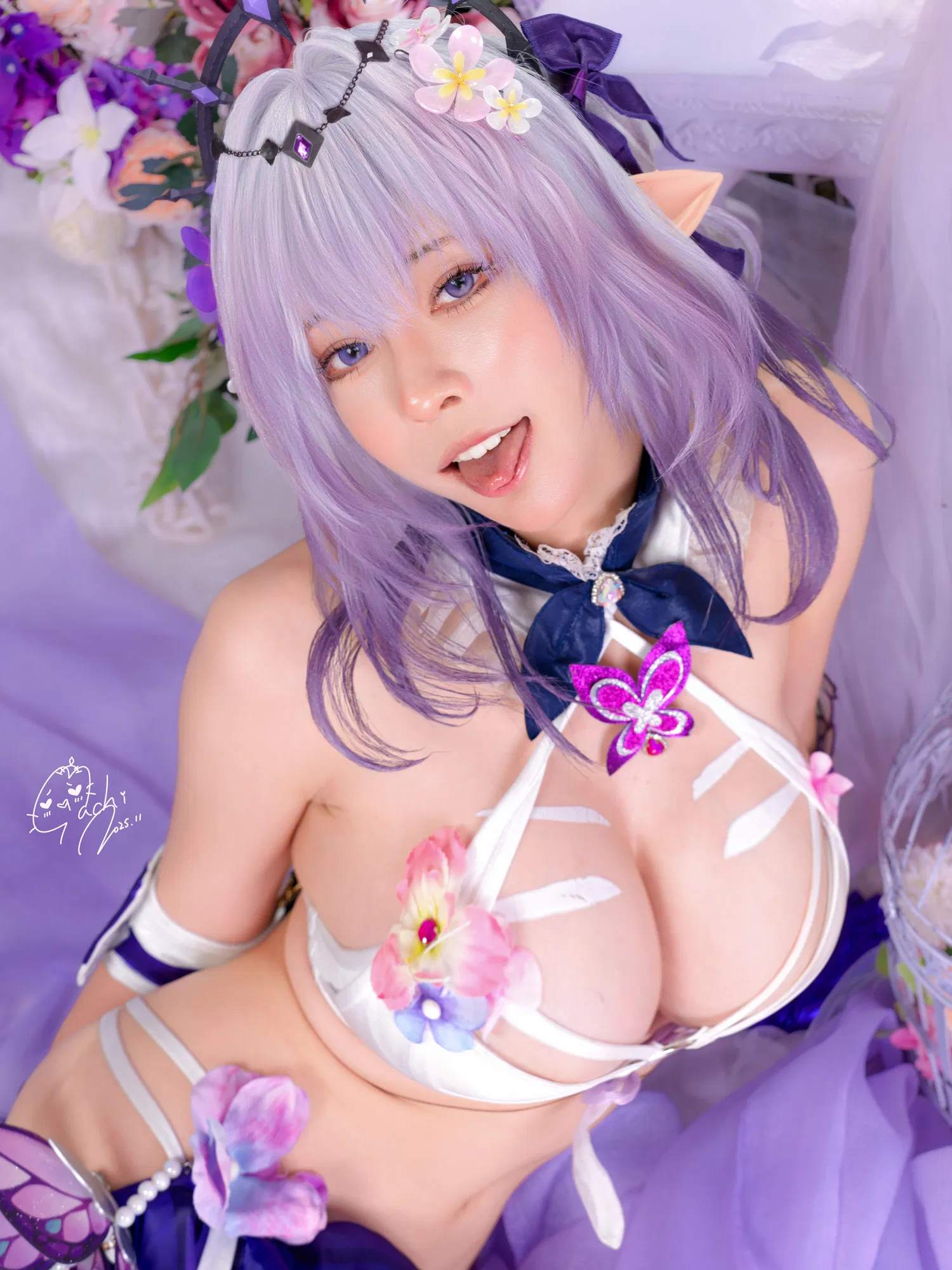 [Cosplay] Machi馬吉 ？？？？キャストリス水着？？？？聖女の裏の危ない姿？？？？第二弾