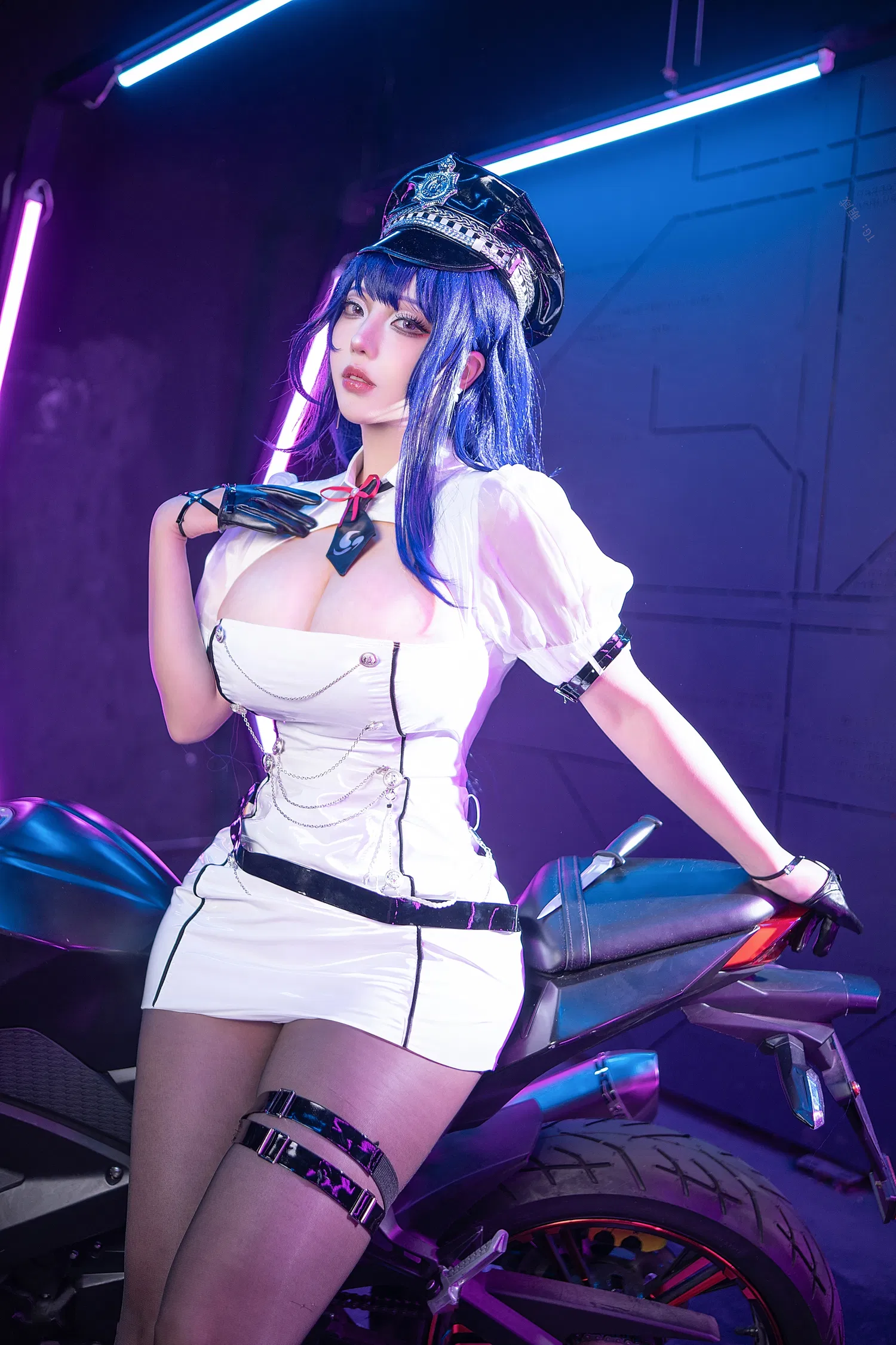 [Cosplay] 菌烨tako - 原神 雷电将军赛车