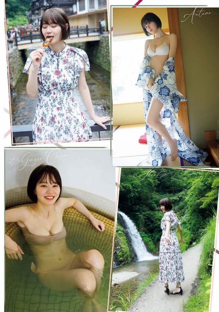 いけちゃん 細身でEカップの水着グラビア画像！