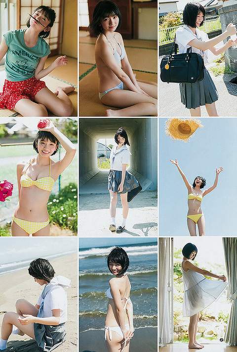 熊澤風花 キュートな水着グラビア画像ほか