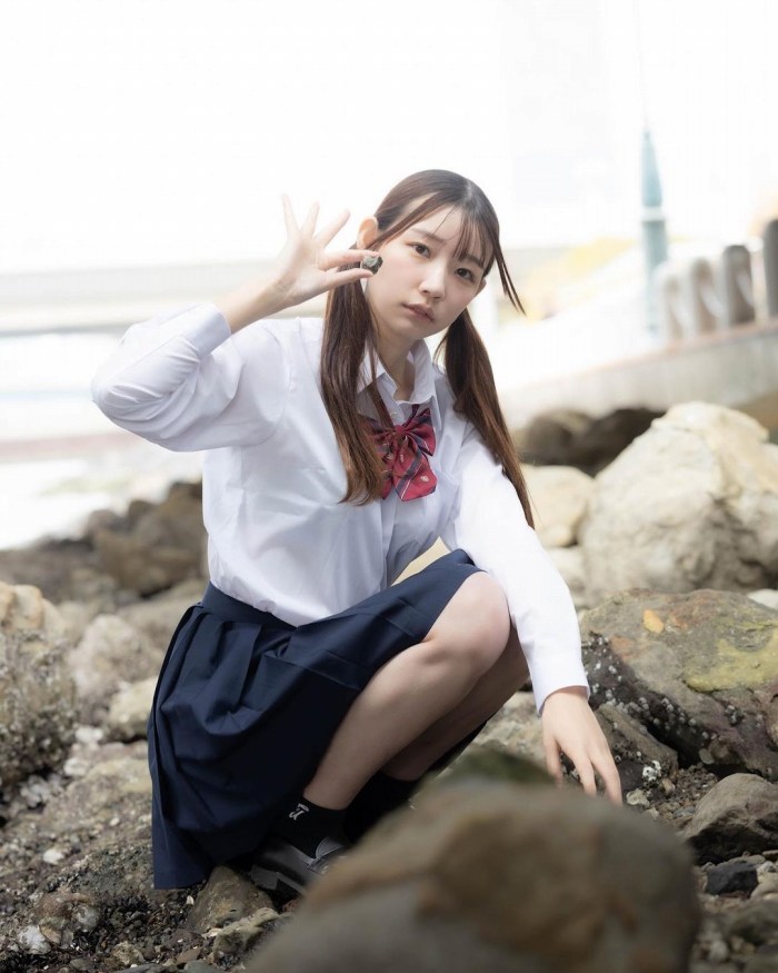 波崎天結 ハイレグが凄い水着グラビア画像！