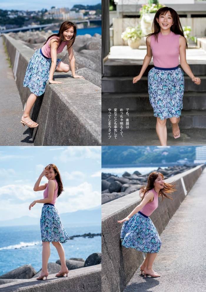 青山なぎさ 激かわな生脚＆タンクトップ画像！